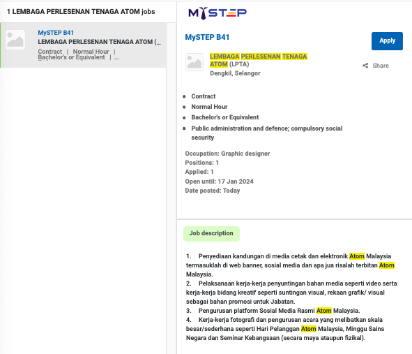 Iklan Jawatan Kosong Lembaga Perlesenan Tenaga Atom Jobs Hub