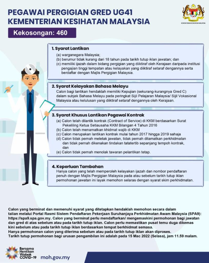 Iklan Jawatan Kementerian Kesihatan Malaysia (KKM) » Jobs Hub