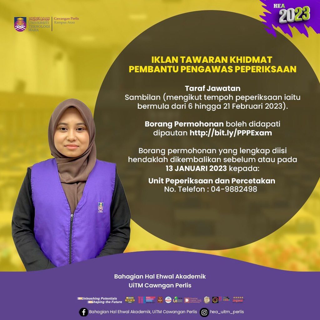 Iklan Jawatan Uitm Cawangan Perlis » Jobs Hub