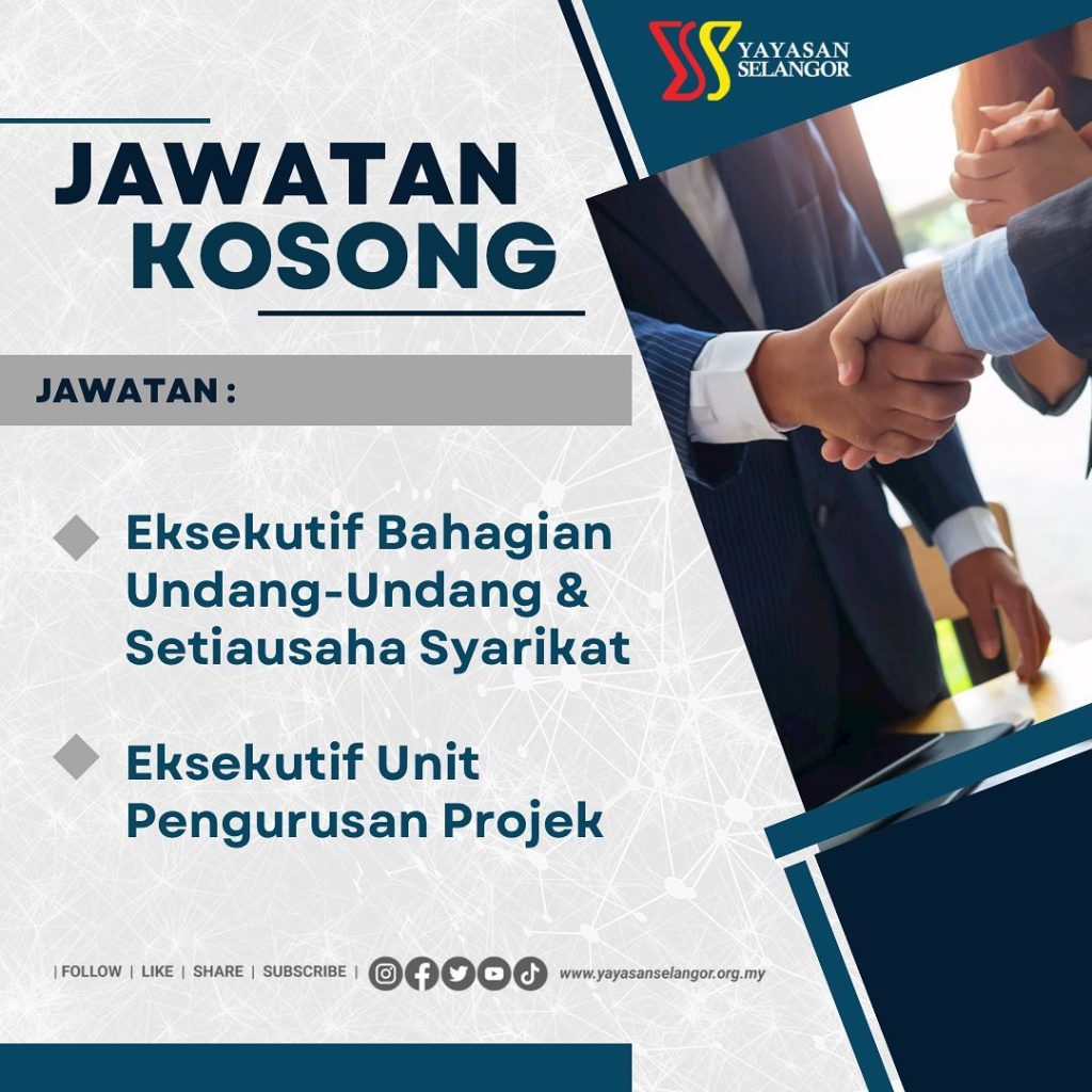 Iklan Jawatan Yayasan Selangor » Jobs Hub