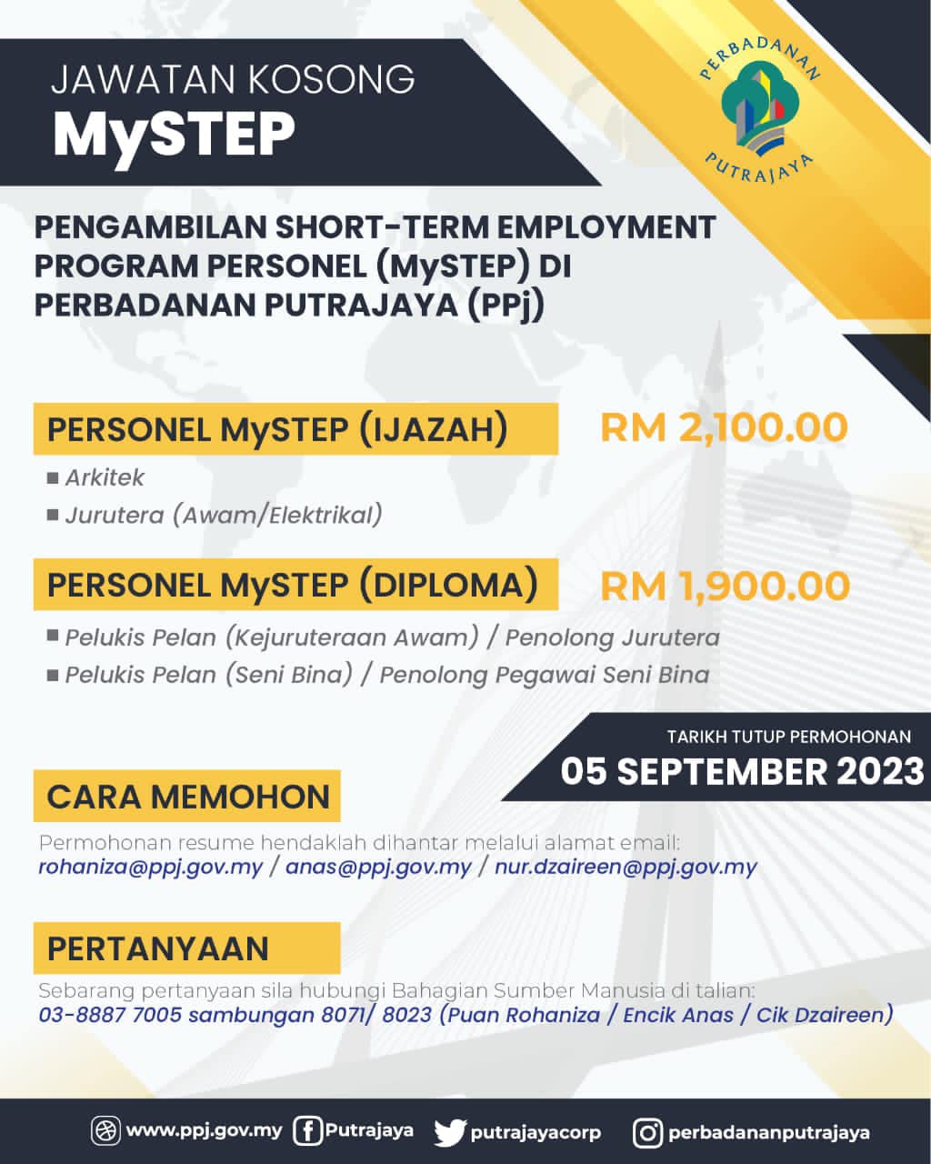 Iklan Jawatan Perbadanan Putrajaya Jobs Hub