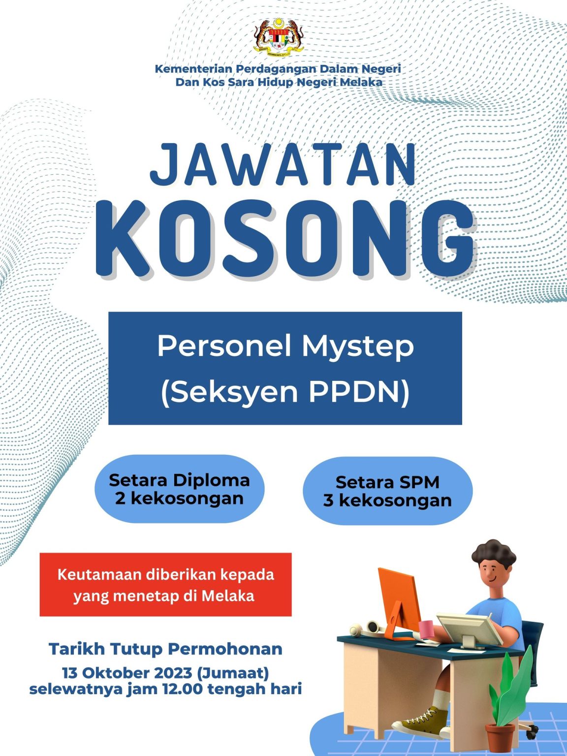 Iklan Jawatan Kementerian Perdagangan Dalam Negeri Dan Kos Sara Hidup ...