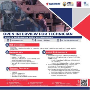 Iklan Jawatan Prasarana Malaysia Berhad » Jobs Hub