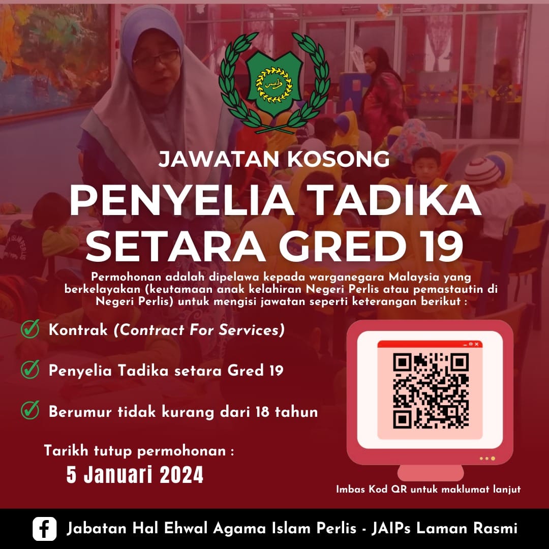 Iklan Jawatan Jabatan Hal Ehwal Agama Islam Perlis Jaips Jobs Hub