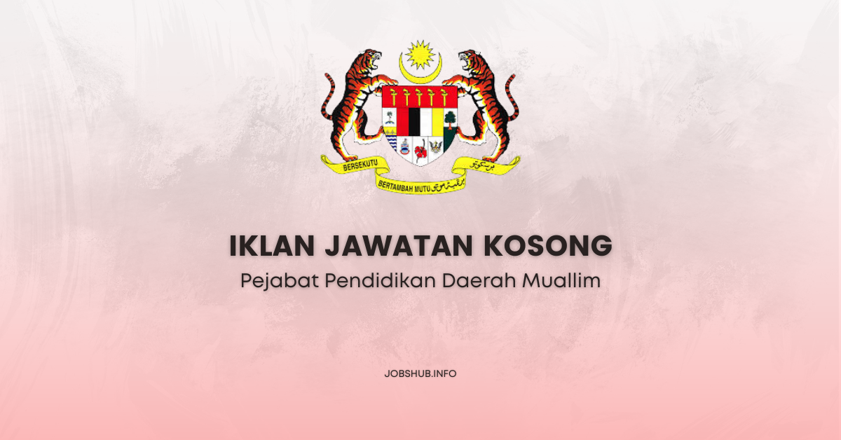 Pejabat Pendidikan Daerah Muallim / Kekosongan Personel MySTEP Guru Ganti