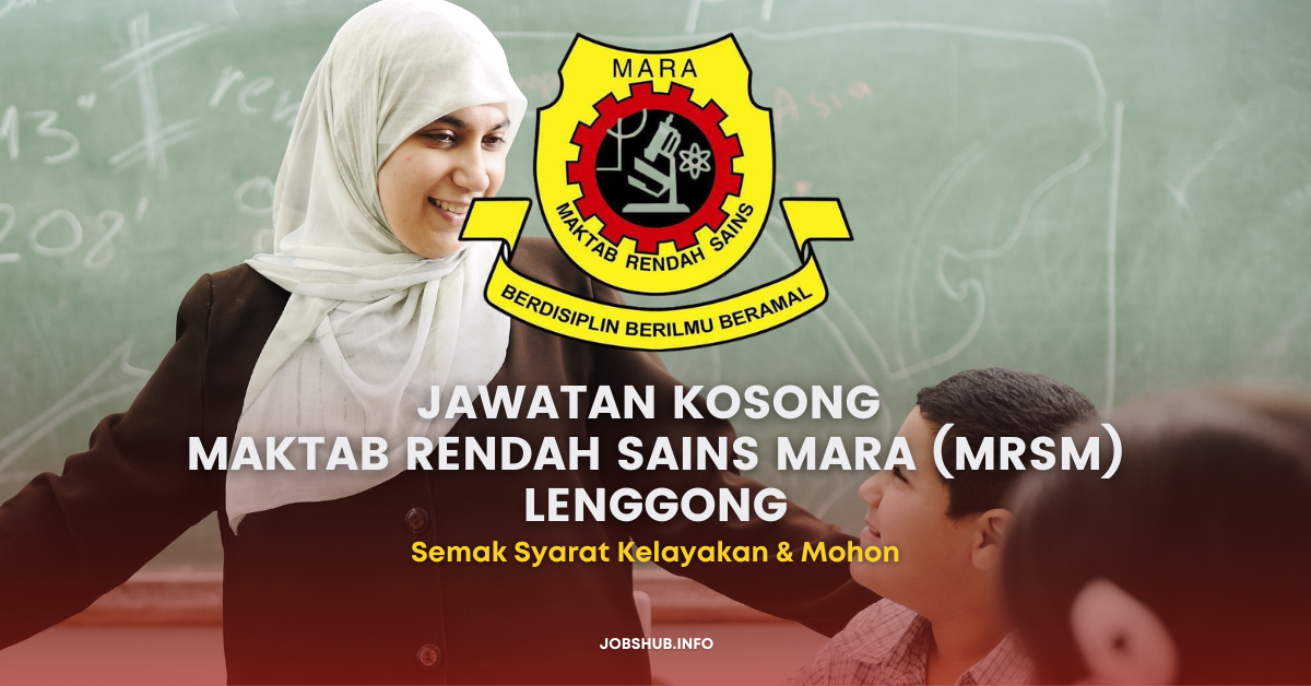Maktab Rendah Sains Mara (MRSM) Lenggong jobs