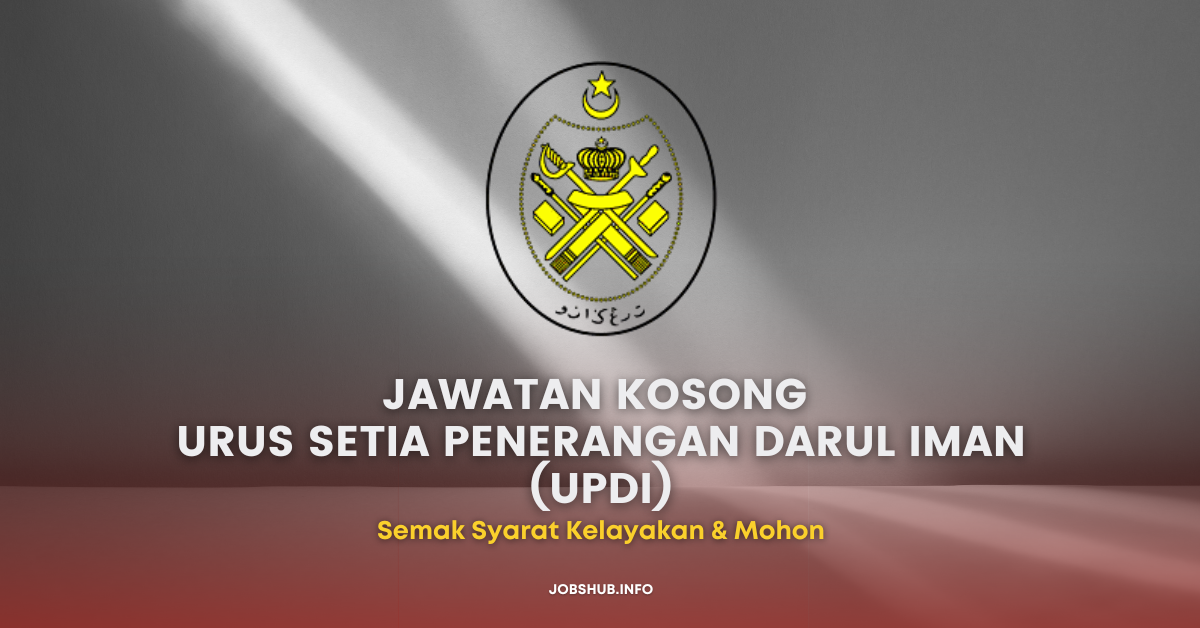 Urus Setia Penerangan Darul Iman (UPDI) jobs